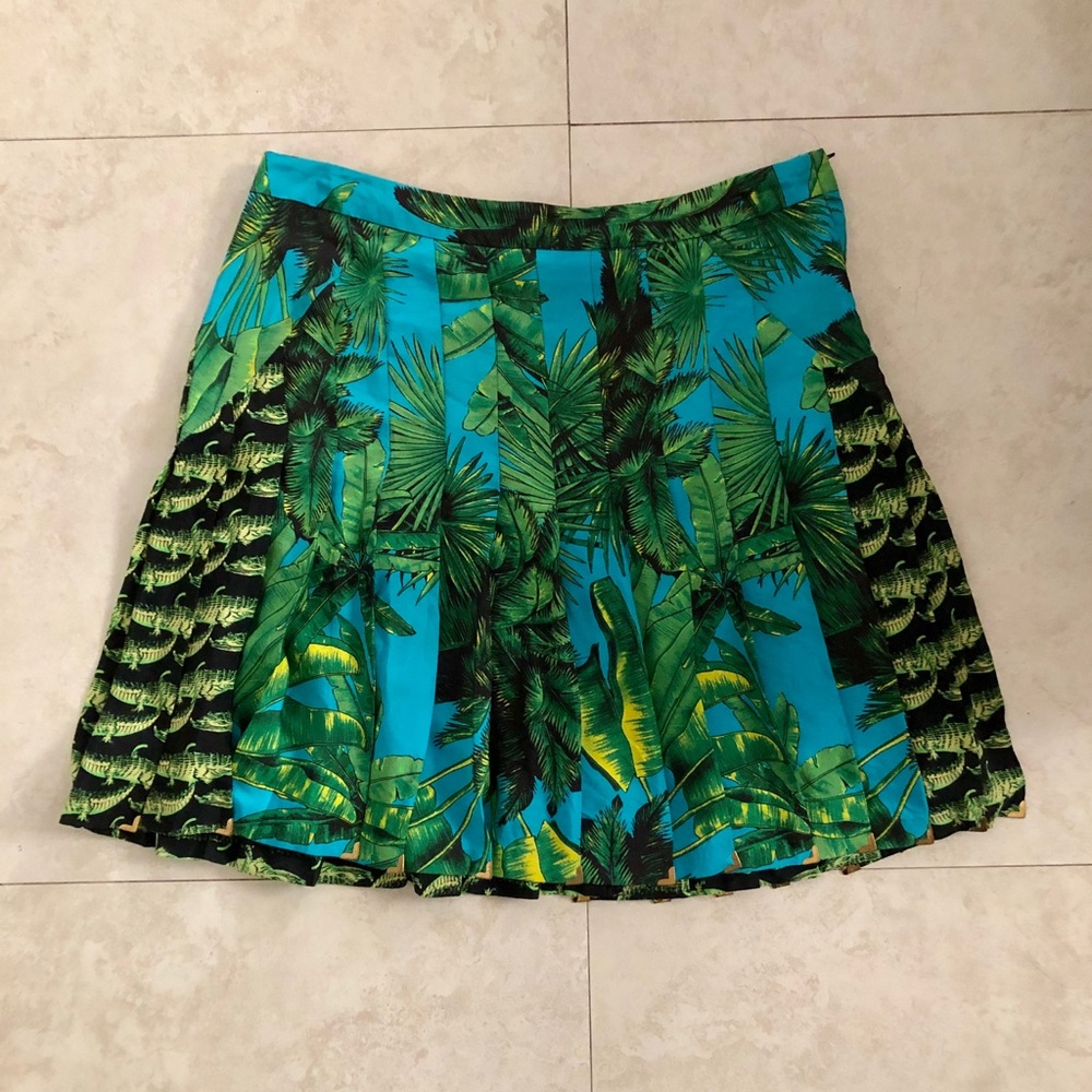 Versace for H&M SOLD OUT Palm and crocodile skirt